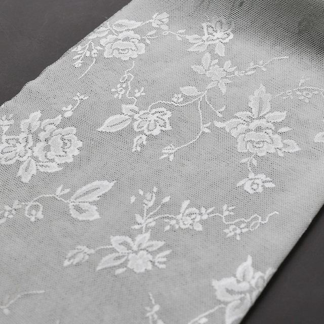 پارچه توری استرچ گل با کیفیت بالا برای لباس زیر زنانه و لباس 1006#