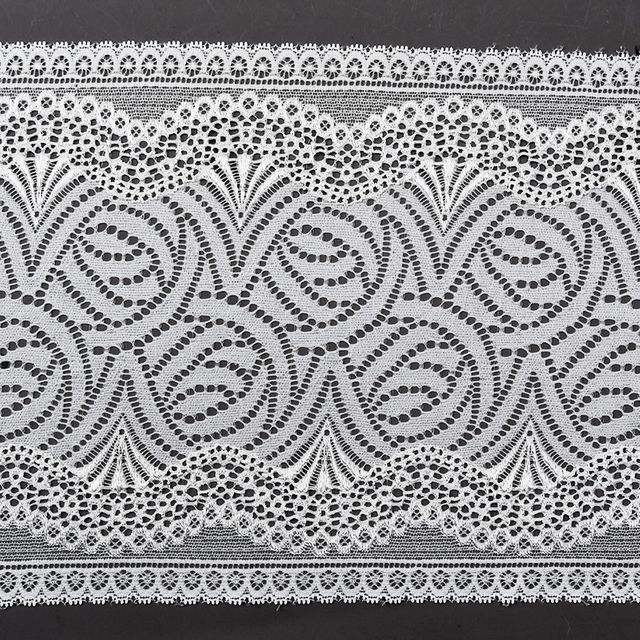 20 سانتی متری بند بند زیر زنانه گلدار کشدار توری زیبا 6153#