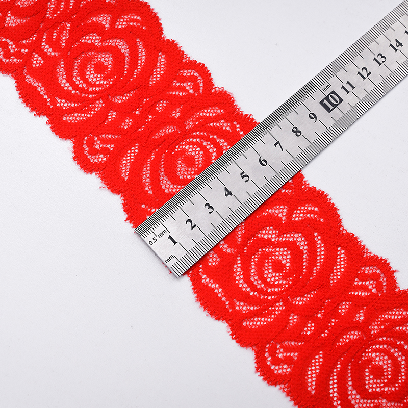 توری توری نایلونی کشدار 7 سانتی متری توری نایلونی توری نایلونی اسپندکس برای سوتین و لباس زیر تزیین عروسی 116220#