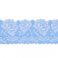 نایلون کش 4 سانتی متری تزیین توری گلدار تزیین لباس عروسی توری 9127#