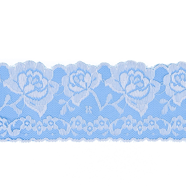 نایلون کش 4 سانتی متری تزیین توری گلدار تزیین لباس عروسی توری 9127#