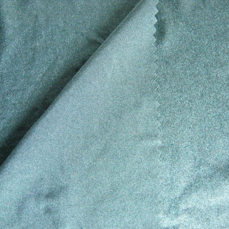 قیمت خوب عمده فروشی 95% پلی استر 5% پارچه ساتن اسپندکس پارچه پلی استر براق لوکس برای لباس خواب لباس