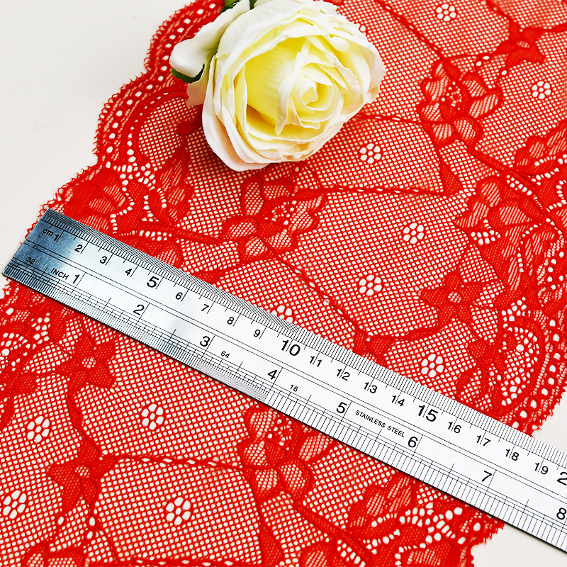 18.5 سانتی متر گلدار بند زیر زنانه کشدار توری زیبا 8800#