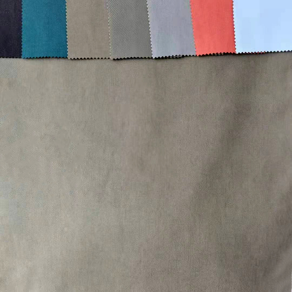 پارچه پلی استر اسپندکس مدال با کیفیت بالا پارچه جامد رنگرزی بافته شده پارچه نساجی استرچ مدال برای پوشاک