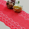 توری آماده استوک با کیفیت بالا 16.5 سانتی متر توری گلدار الاستیک زنانه 6843A#