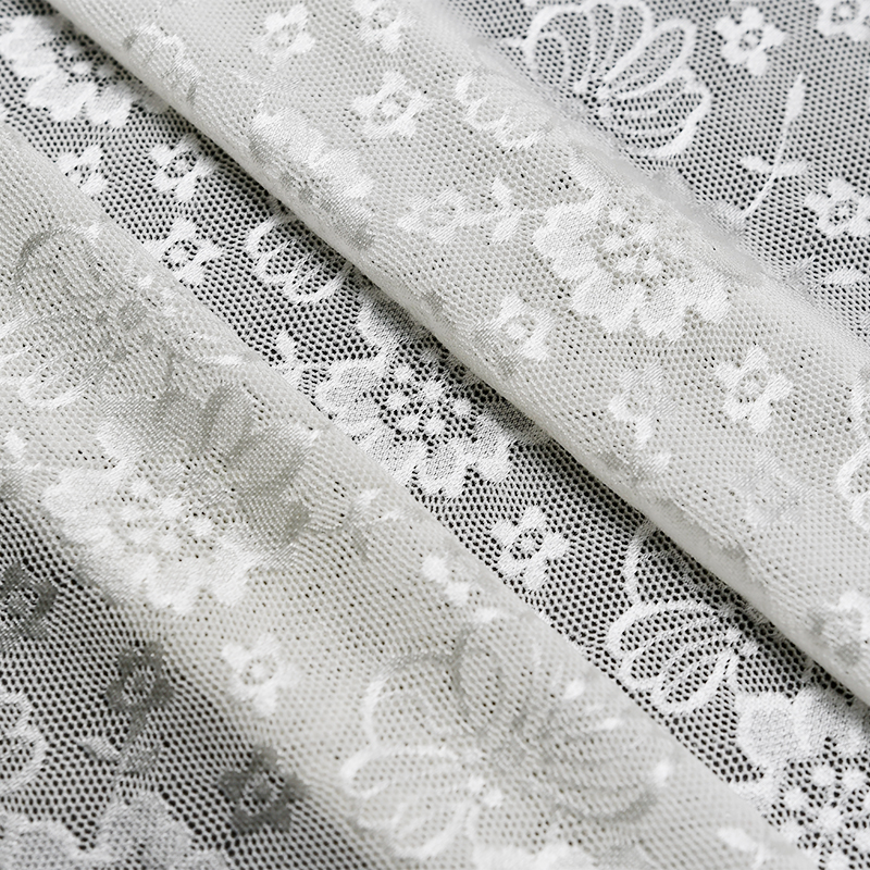 پارچه توری کشدار گلدار برای لباس زیر زنانه و لباس 1008#