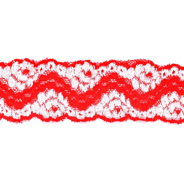 5.3 سانتی متر دامن توری زنانه سجاف کوچک لوازم جانبی لباس زیر نایلون الاستیک توری 1177#