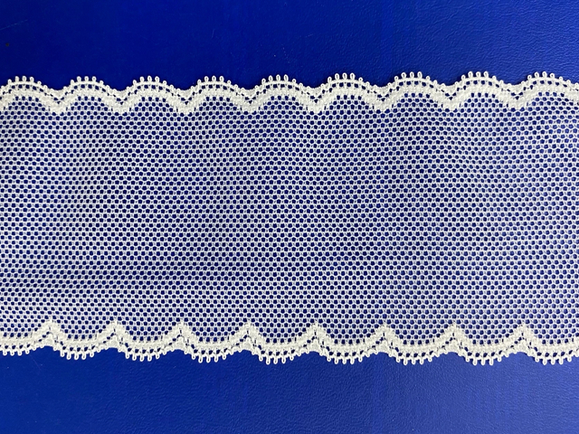 توری توری نایلونی کش دار 6 سانتی متری پارچه توری نایلونی توری اسپندکس نایلونی برای سوتین و لباس زیر تزیین عروسی 116572#