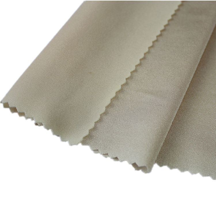 استفاده گسترده از پارچه لباس شنا براق بافتنی 85% پلی استر 15% اسپندکس تار برای لباس یوگا بیکینی