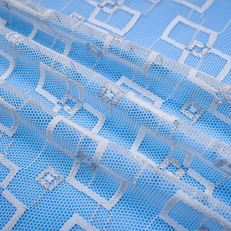 فروش عمده لباس زنانه پارچه توری کش کش دو رنگ 283B#