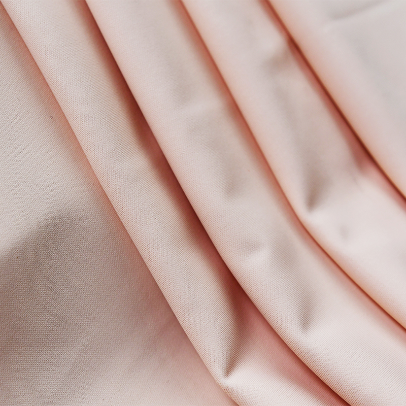 پارچه دو رو بافتنی 66% نایلون 34% پارچه لباس یوگا اسپندکس