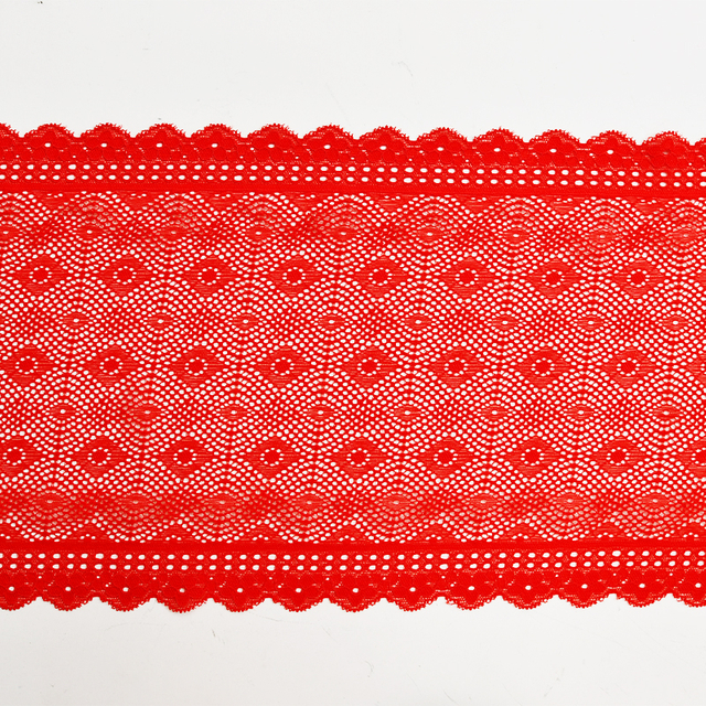 توری توری گلدار سفید کشدار 23 سانتی متری تولید کننده حرفه ای توری زنانه 0309#