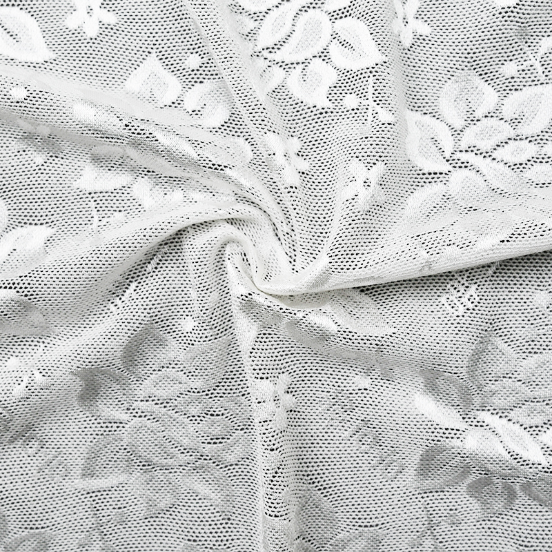 پارچه توری استرچ گل با کیفیت بالا برای لباس زیر زنانه و لباس 1022#