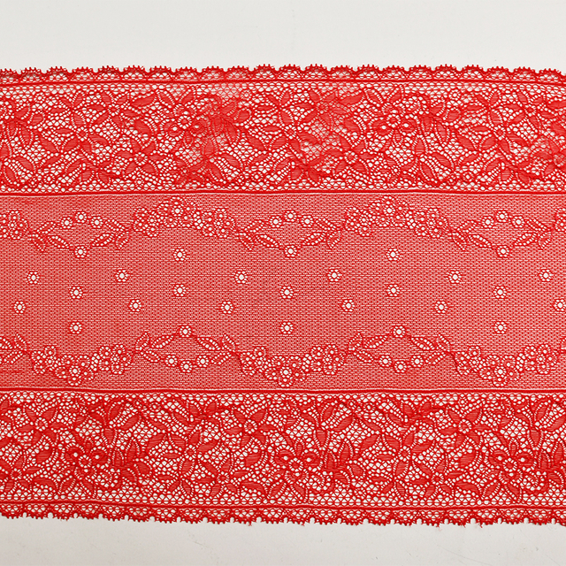 توری آماده استوک با کیفیت بالا 24 سانتی متر توری گلدار الاستیک زنانه 05863#