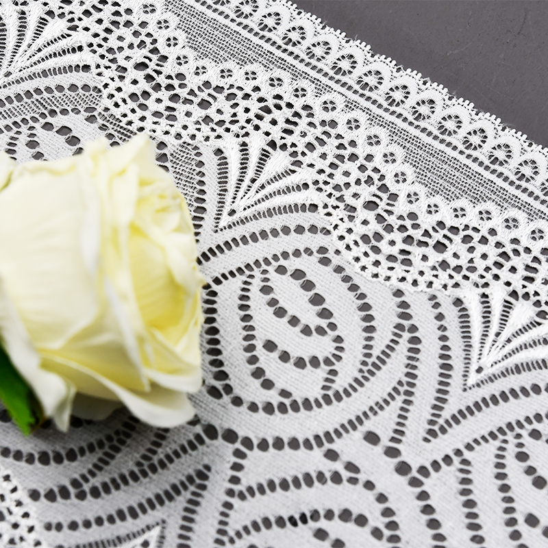 20 سانتی متری بند بند زیر زنانه گلدار کشدار توری زیبا 6153#