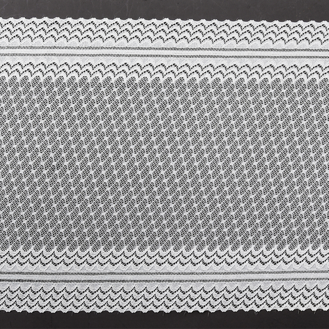 توری آماده استوک با کیفیت بالا 18.5 سانتی متر توری گلدار الاستیک زنانه 5431#