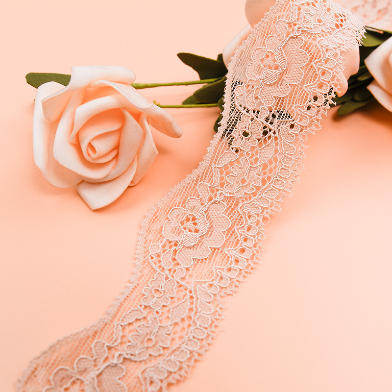 توری توری نایلونی کش دار 3 سانتی متری توری نایلونی نایلونی توری اسپندکس برای سوتین و لباس زیر تزیین عروسی 6922#