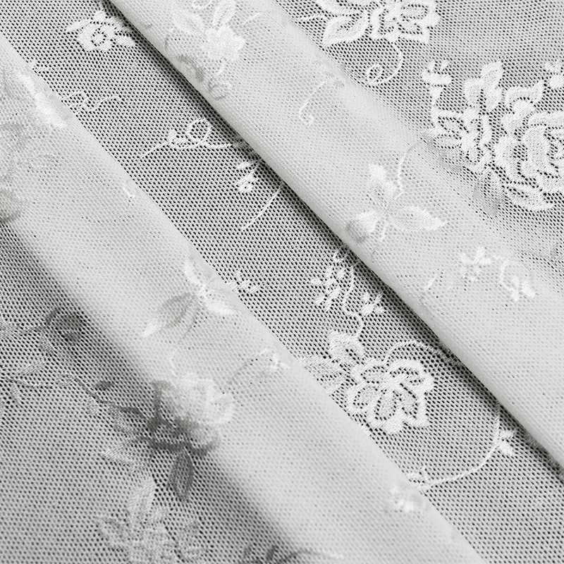 پارچه توری استرچ گل با کیفیت بالا برای لباس زیر زنانه و لباس 1006#