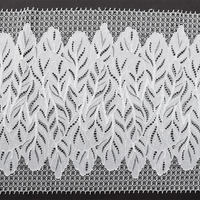 توری آماده استوک با کیفیت بالا 23 سانتی متر توری گلدار الاستیک زنانه 5915#