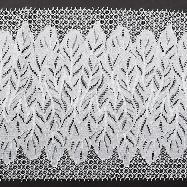 توری آماده استوک با کیفیت بالا 23 سانتی متر توری گلدار الاستیک زنانه 5915#