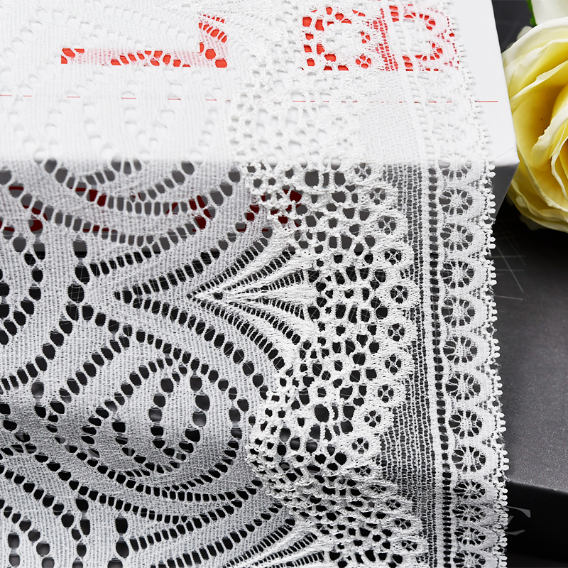 20 سانتی متری بند بند زیر زنانه گلدار کشدار توری زیبا 6153#