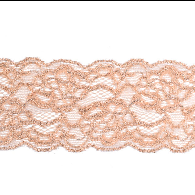 6.5 سانتی متر دامن توری زنانه سجاف کوچک لوازم جانبی لباس زیر نایلون توری الاستیک 106888#