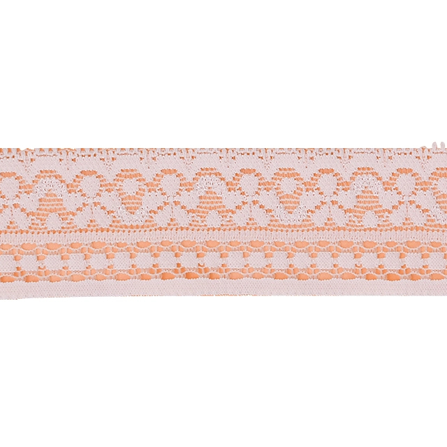 توری توری نایلونی کشدار 3.5 سانتی متری پارچه توری نایلونی توری اسپندکس نایلونی برای سوتین و لباس زیر تزیین عروسی 106797#