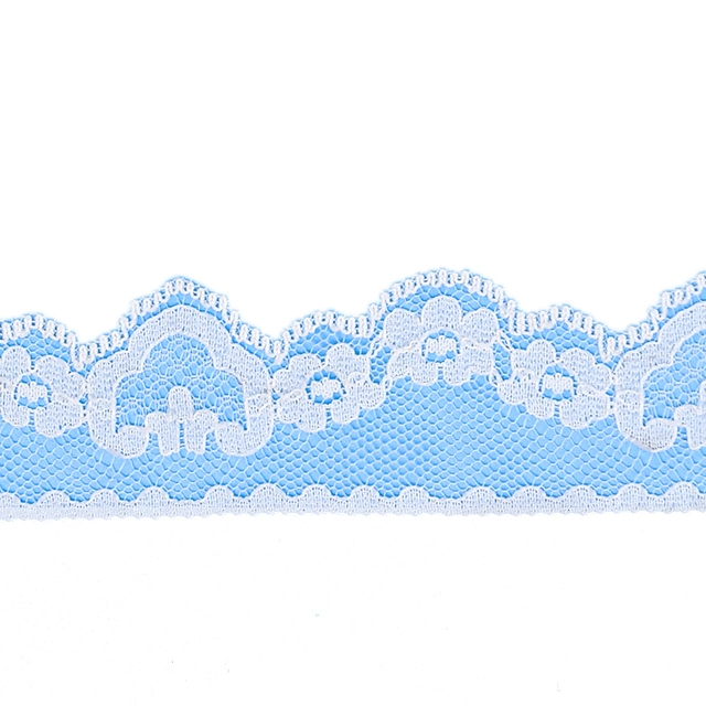 نایلون الاستیک 3 سانتی متری تزیین توری گلدار تزیین لباس عروسی توری 1813#