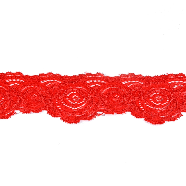 توری توری نایلونی کشدار 4 سانتی متری پارچه توری نایلونی توری اسپندکس نایلونی برای سوتین و لباس زیر تزیین عروسی 5409#