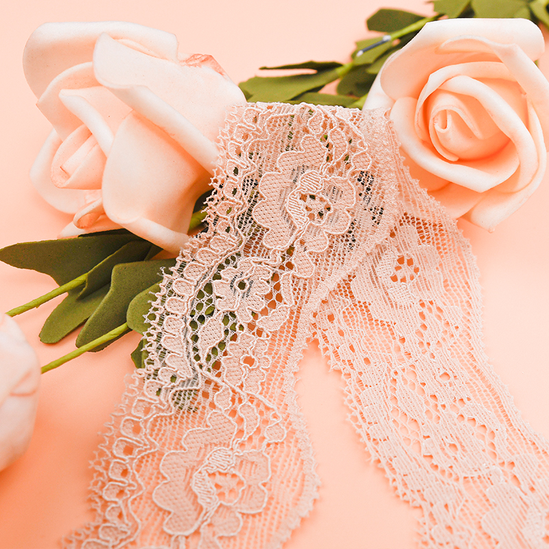 توری توری نایلونی کش دار 3 سانتی متری توری نایلونی نایلونی توری اسپندکس برای سوتین و لباس زیر تزیین عروسی 6922#