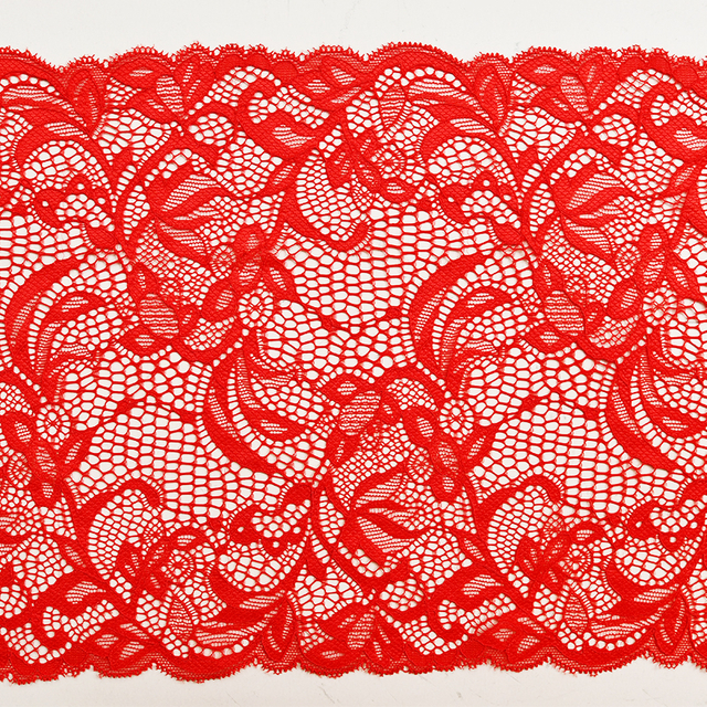 توری آماده استوک با کیفیت بالا 20 سانتی متر توری گلدار الاستیک زنانه 5217#