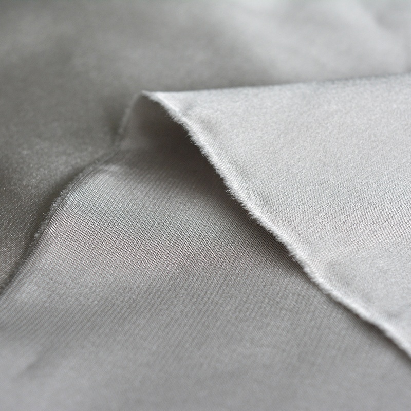 کشش 95% پلی استر 5% اسپندکس پارچه ساتن پارچه ساتن براق برای لباس زنانه لباس شب پارچه پلی استر 