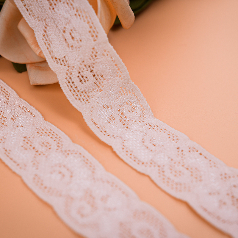 توری توری نایلونی کشدار 2.5 سانتی متری توری نایلونی نایلونی توری اسپندکس برای سوتین و لباس زیر تزیین عروسی 1592#