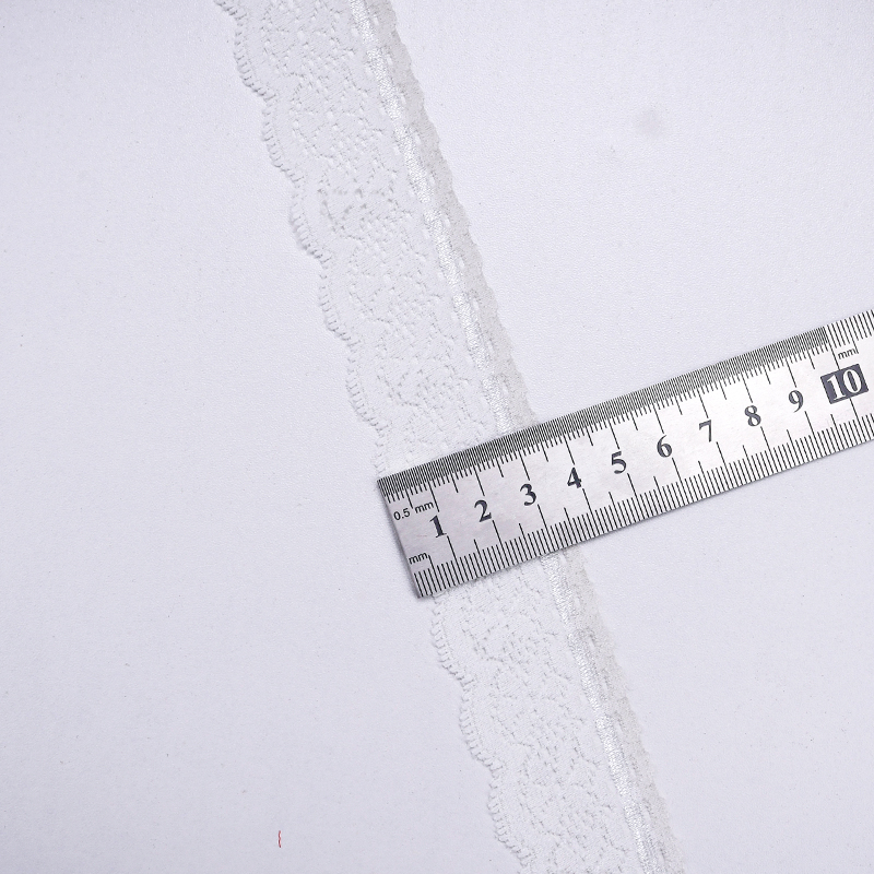 توری توری نایلونی کشدار 3.5 سانتی متری توری نایلونی نایلونی توری اسپندکس برای سوتین و لباس زیر تزیین عروسی 106028-1#