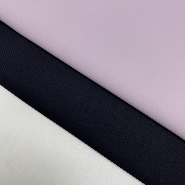 فروش داغ 4 طرفه کشش 85% پلی استر 15% پارچه بافتنی اسپندکس برای لباس شنا بیکینی