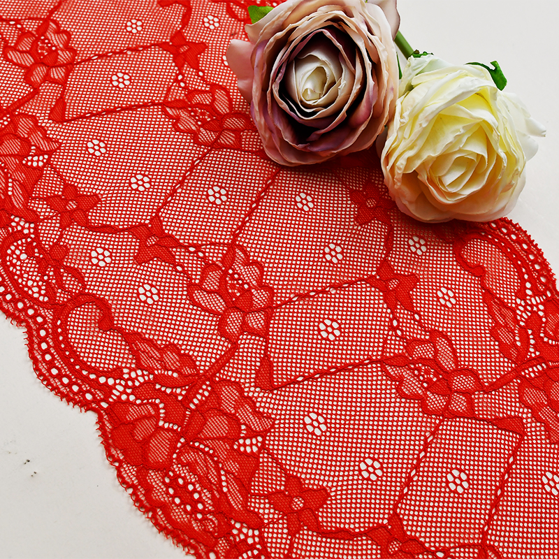 18.5 سانتی متر گلدار بند زیر زنانه کشدار توری زیبا 8800#