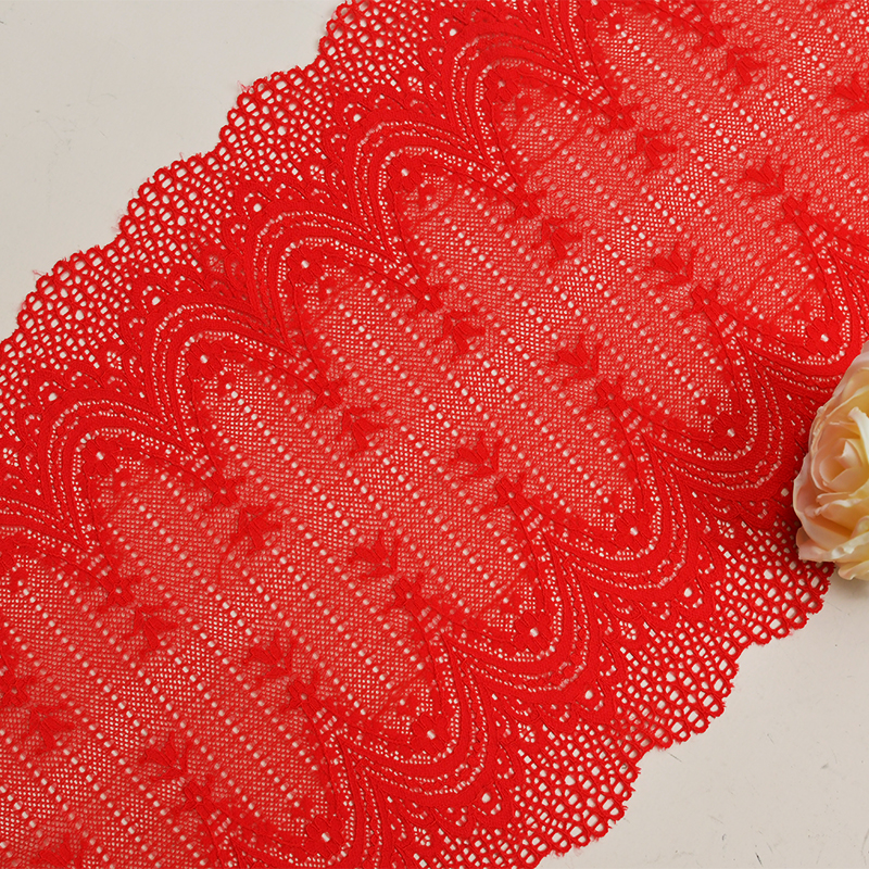 23 سانتی متر گلدار بند زیر زنانه کشدار توری زیبا توری 9010#