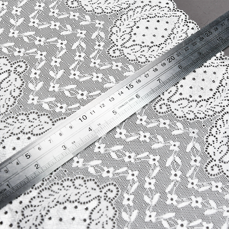 توری آماده با کیفیت بالا 25 سانتی متری توری گلدار الاستیک زنانه 5355#