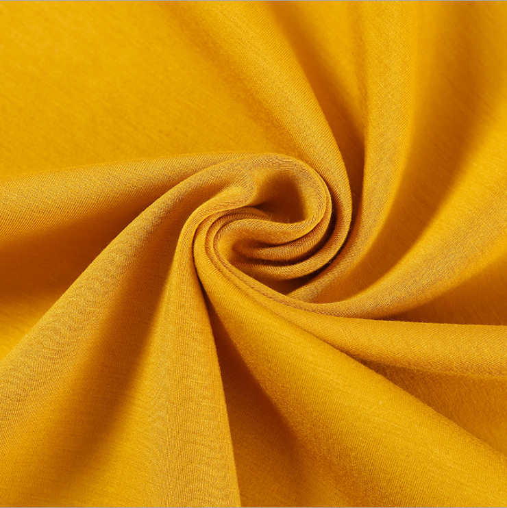 پارچه نساجی پیراهن تی شرت نرم 95% مدال 5% اسپندکس قیمت پایین برای پوشاک