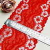 توری آماده استوک با کیفیت بالا 16 سانتی متر توری گلدار الاستیک زنانه 6508#