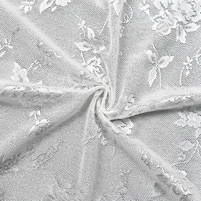 پارچه توری استرچ گل با کیفیت بالا برای لباس زیر زنانه و لباس 1006#