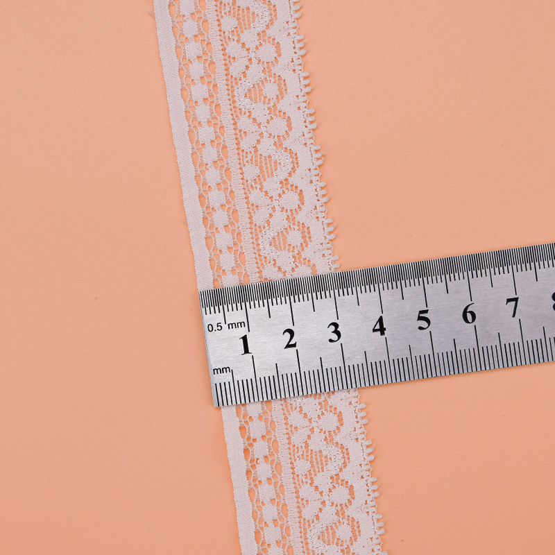 توری توری نایلونی کشدار 3.5 سانتی متری پارچه توری نایلونی توری اسپندکس نایلونی برای سوتین و لباس زیر تزیین عروسی 106797#