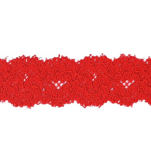 توری توری نایلونی کشدار 2 سانتی متری توری نایلونی توری نایلون اسپندکس توری برای سوتین و لباس زیر تزیین عروسی 8855#