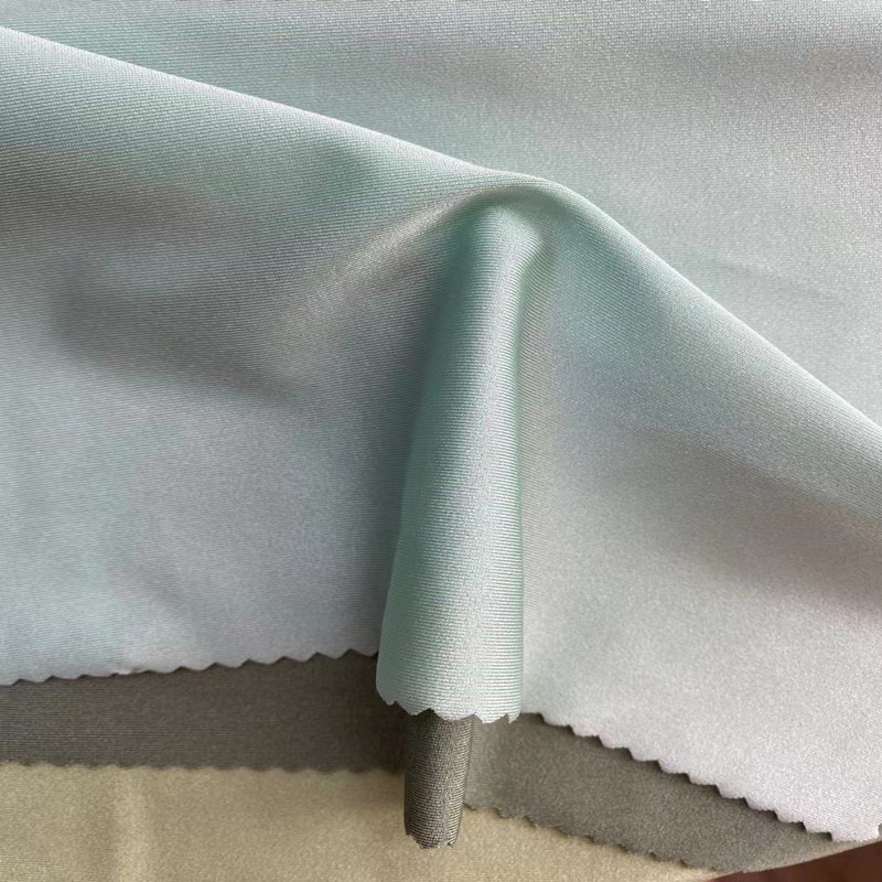 فروش داغ 85% پلی استر 15% اسپندکس کشباف پارچه شنای نرم با کیفیت بالا