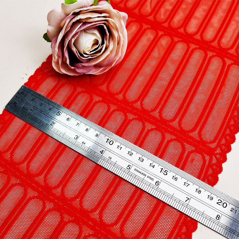 19 سانتی‌متر بند بند زیر زنانه گلدار کشدار توری زیبا 6602#