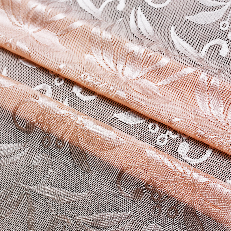 پارچه توری استرچ گل با کیفیت بالا برای لباس زیر زنانه و لباس 1024#