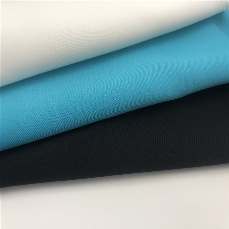 کشش 4 طرفه 85% پلی استر 15% پارچه نساجی اسپندکس برای لباس یوگا بیکینی