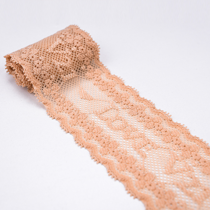 5 سانتی متر دامن توری زنانه سجاف کوچک لوازم جانبی لباس زیر نایلون الاستیک توری 116215#