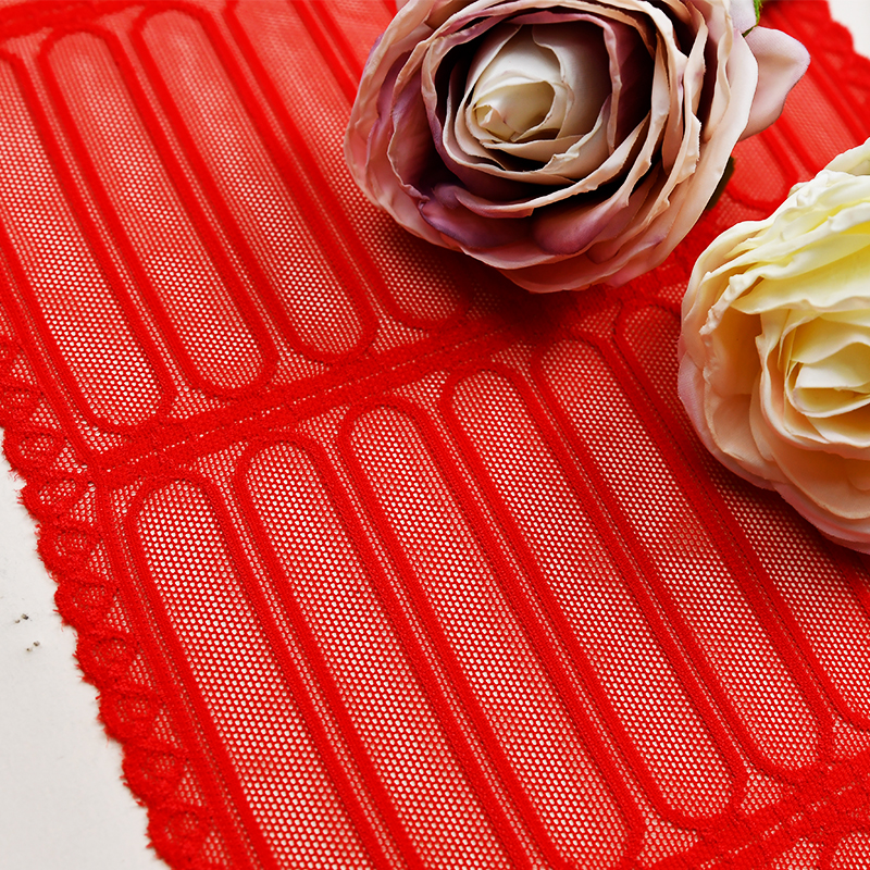 19 سانتی‌متر بند بند زیر زنانه گلدار کشدار توری زیبا 6602#