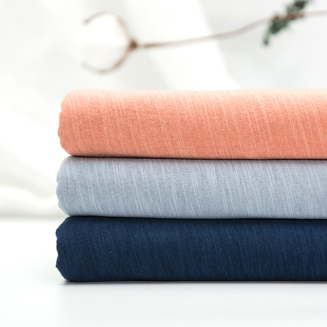 95% مودال 5% اسپندکس نرم مودال پارچه نساجی ساده رنگ شده برای لباس تی شرت